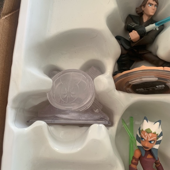 Disney Infinity 3.0 Ed Star Wars Figures Anakin Skywalker Ahsoka Tano Crystal - Picture 4 of 4